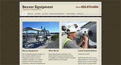 Desktop Screenshot of beaver-equipment.com